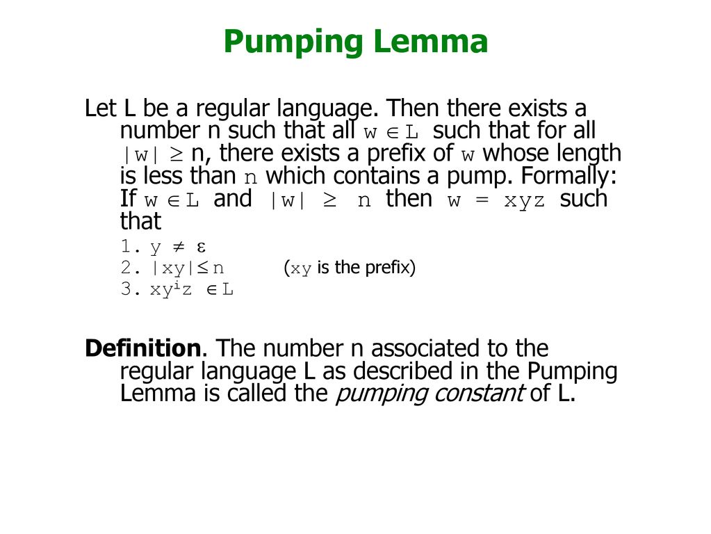 Are All Languages Regular Ppt Download