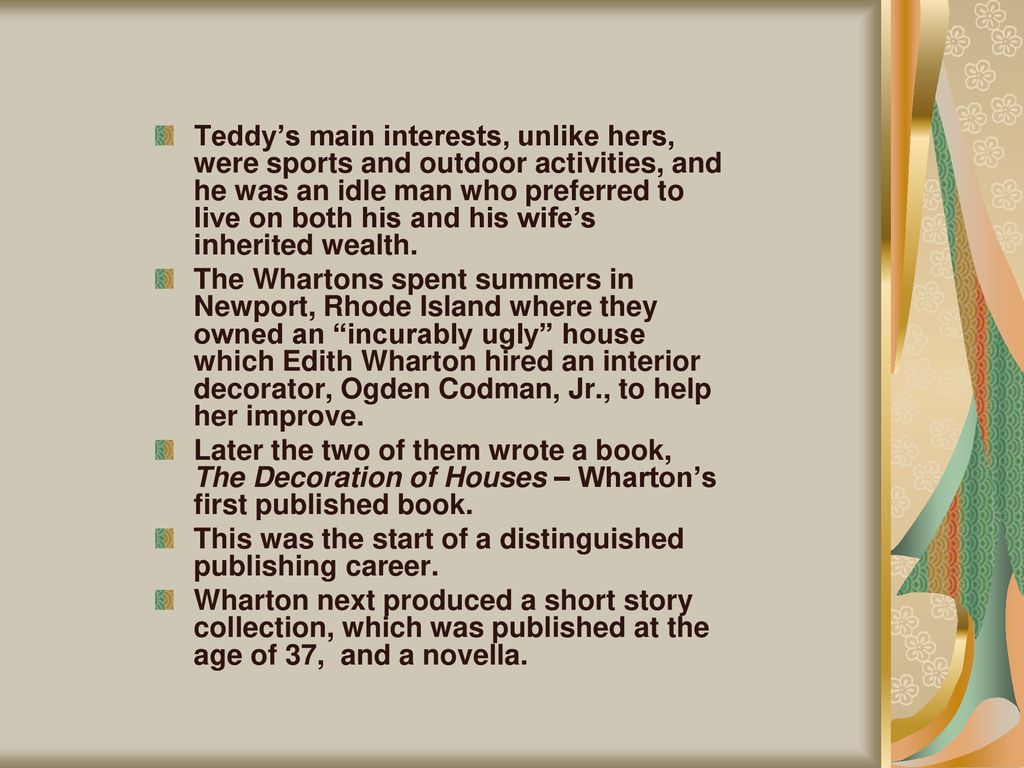 Ethan Frome Background Information ppt download