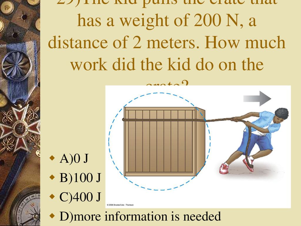 Work Power And Conservation Of Energy Review Questions Ppt Download