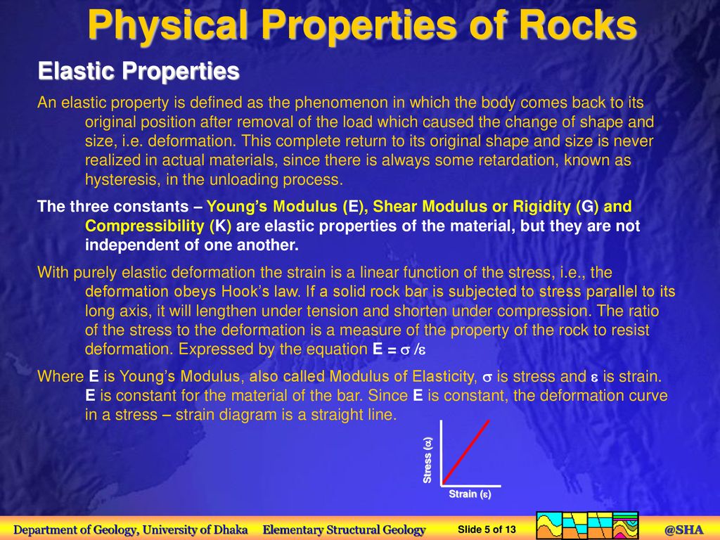 Physical Properties of Rocks - ppt download