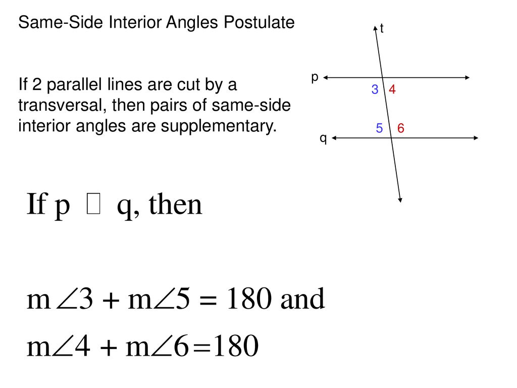Module 14 Lesson 2 Transversals And Parallel Lines Ppt