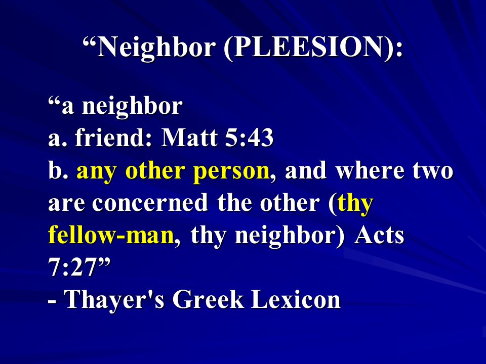 Neighbor (PLEESION):