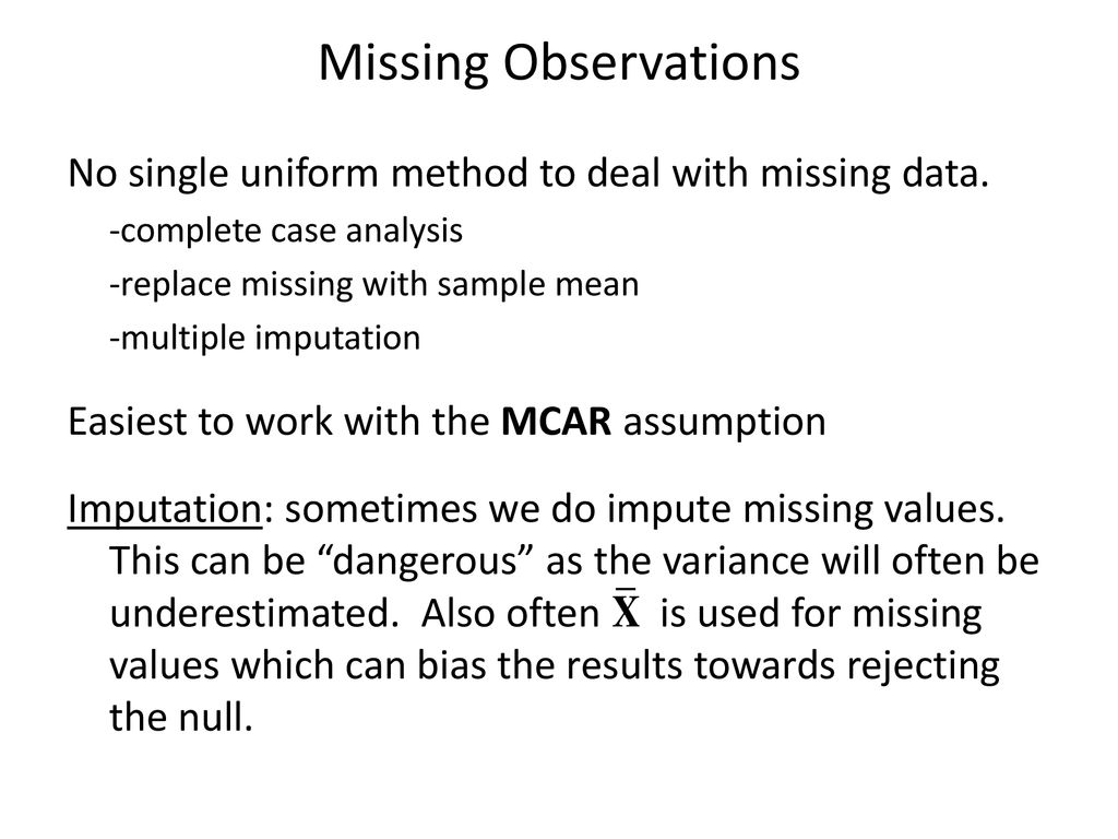 Em for inference in mv data ppt download
