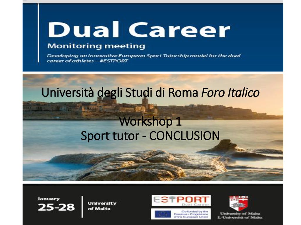 Università Degli Studi Di Roma Foro Italico from Workshop 3 Rome, April 26th, ppt download