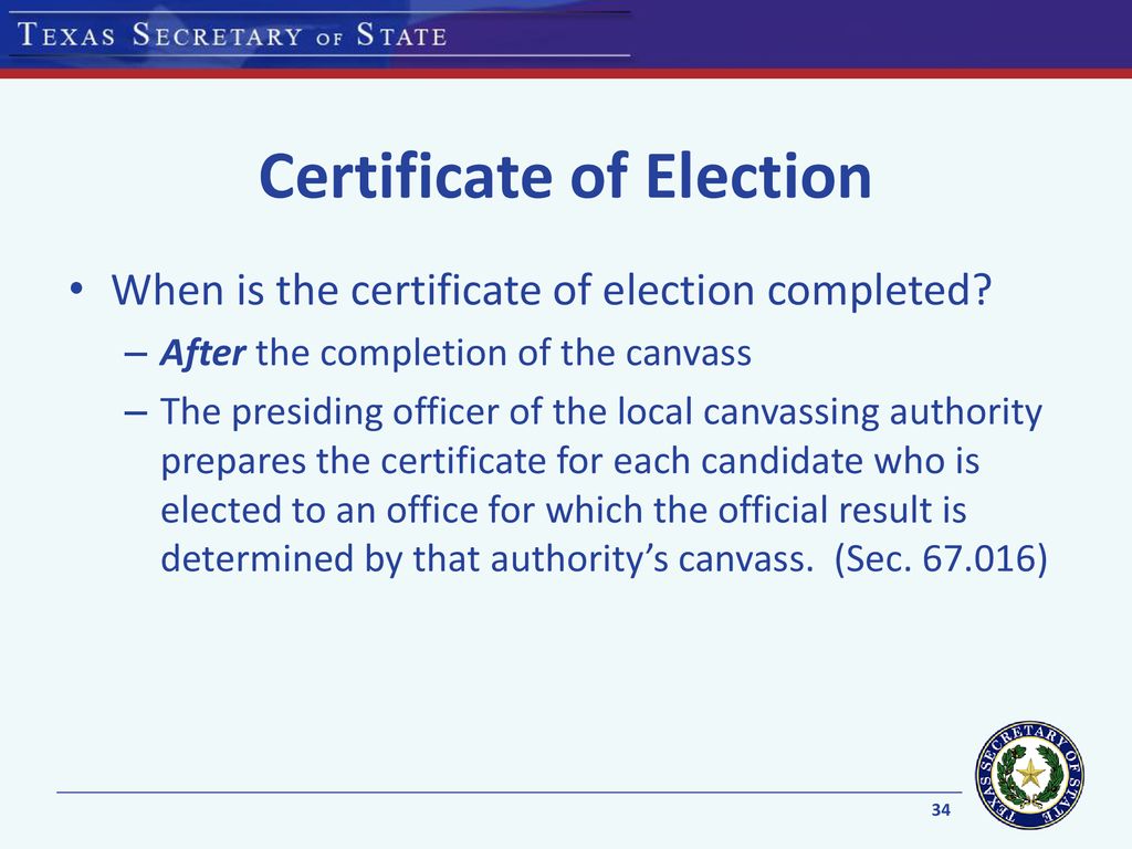 Post Election Procedures ppt download