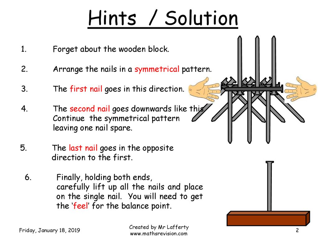 151] How to balance 10 nails on the head of a nail (Brodie's nails) -  YouTube