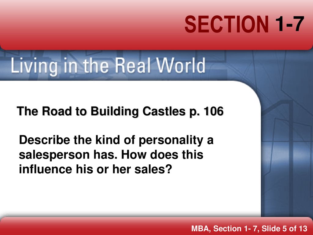The Road to Building Castles p. 106