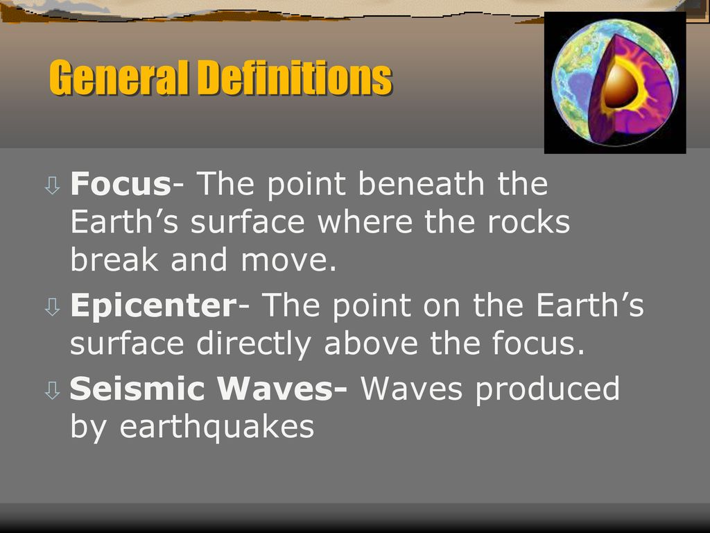 Forces inside Earth Information Scale and Forecasting ppt download