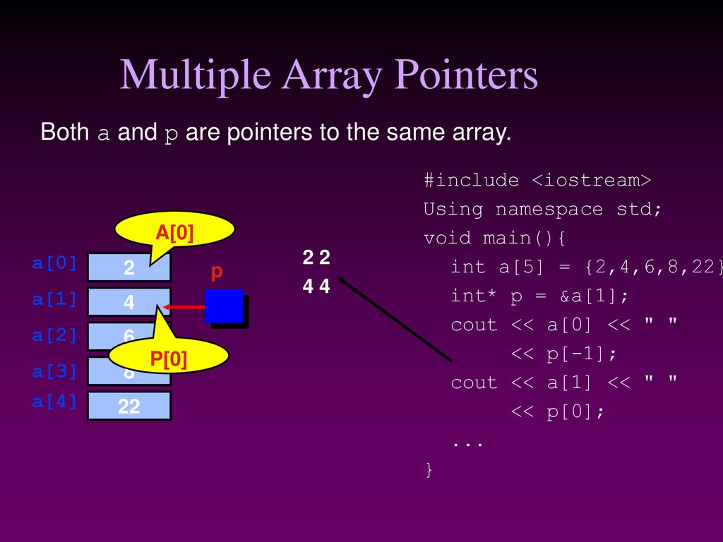 Multiple Array Pointers