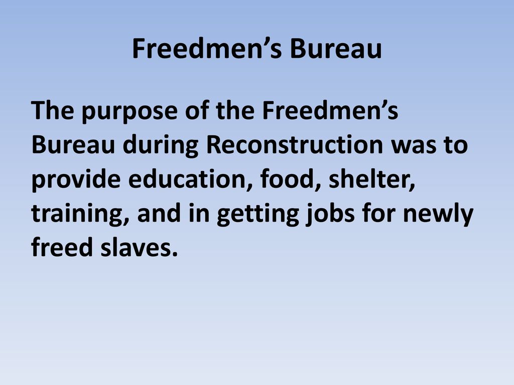 Reconstruction To Civil Rights - Ppt Download