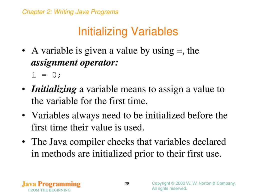 Writing Java Programs Chapter 2 - ppt download