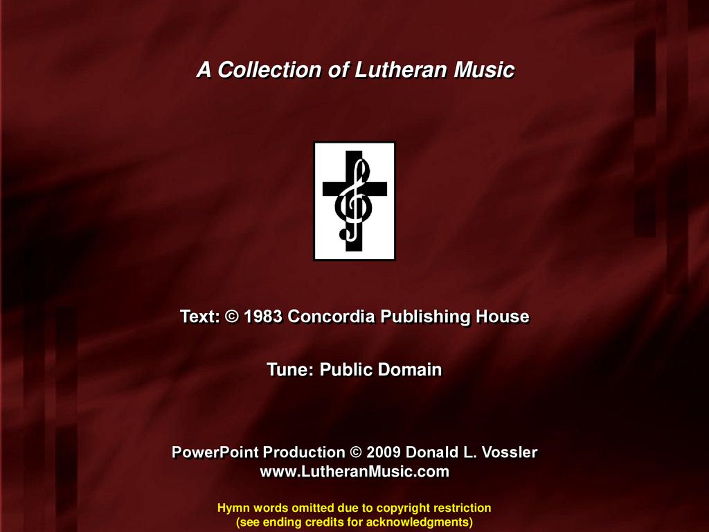 A Collection of Lutheran Music