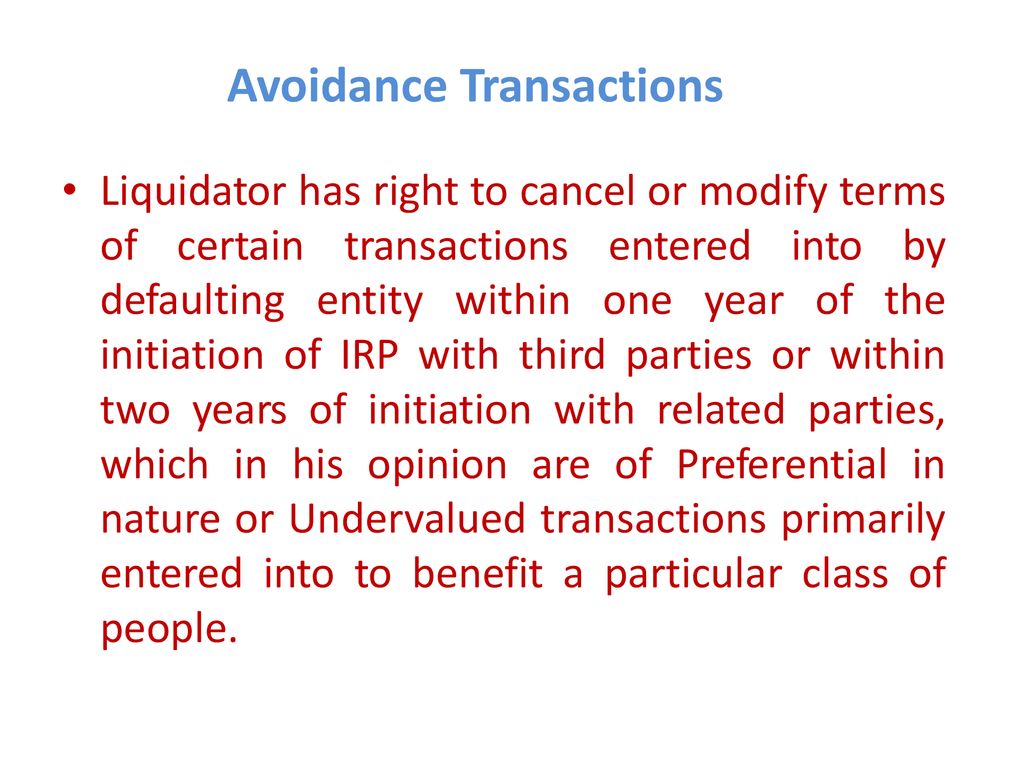 OVERVIEW OF THE INSOLVENCY AND BANKRUPTCY CODE 2016 [IBC 2016] - Ppt ...