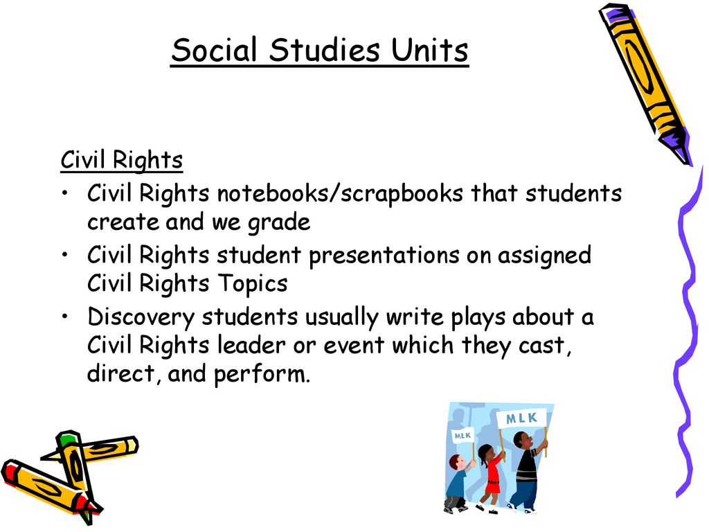 Social Studies Units Civil Rights