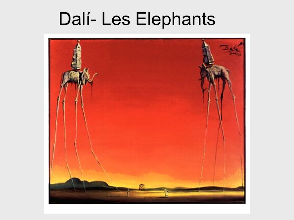Dalí- Les Elephants