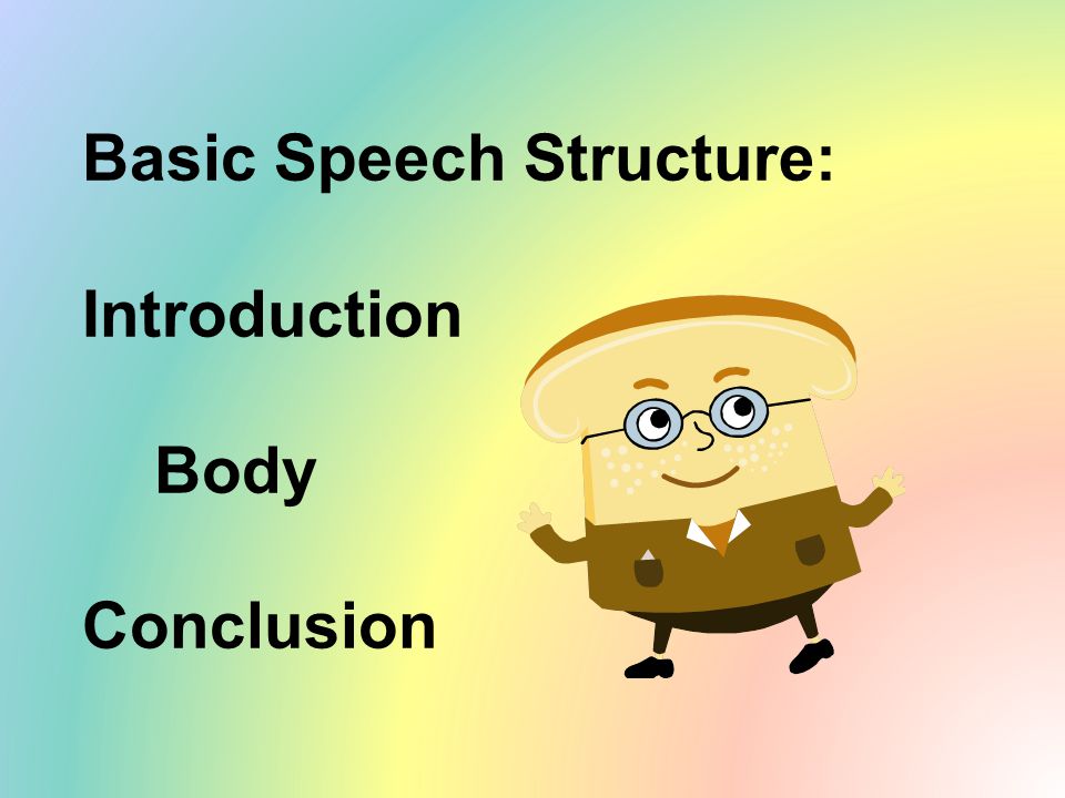 Basic Speech Structure: Introduction Body Conclusion