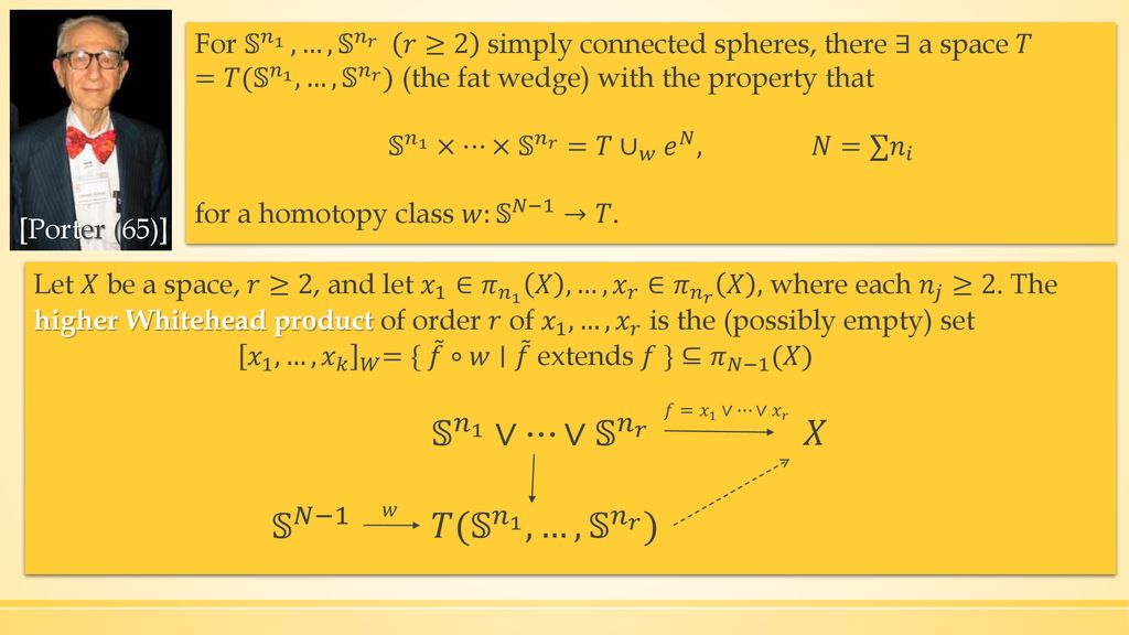 Higher Order Whitehead Products In Quillen S Models Ppt Download