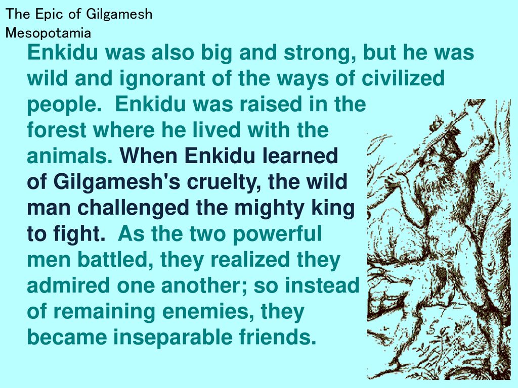 The Epic of Gilgamesh Mesopotamia