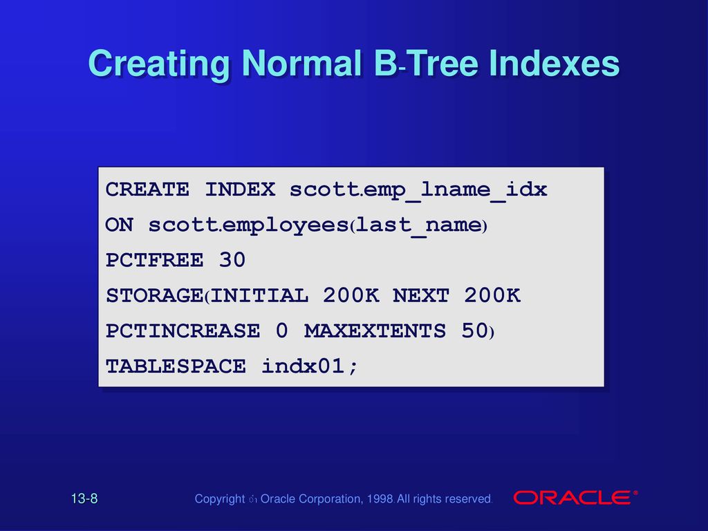 Managing indexes ppt download