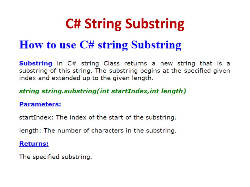 c# string index