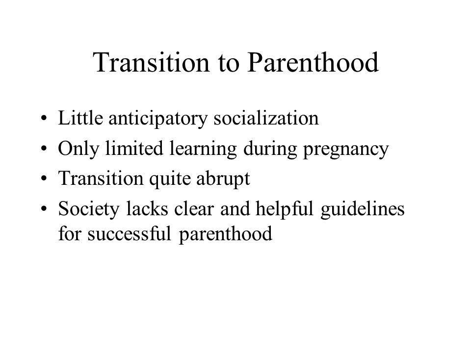 Transition to Parenthood