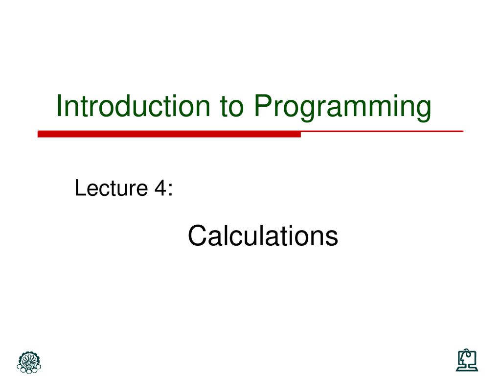 Introduction to Programming - ppt download