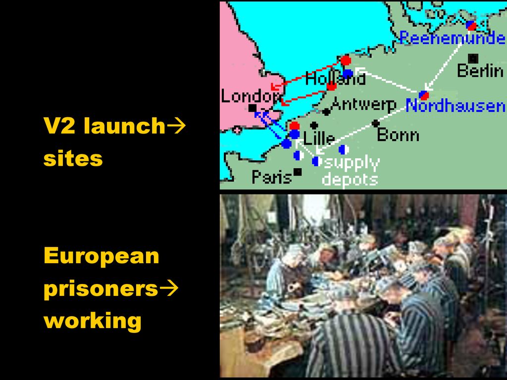 V2 launch sites European prisoners working