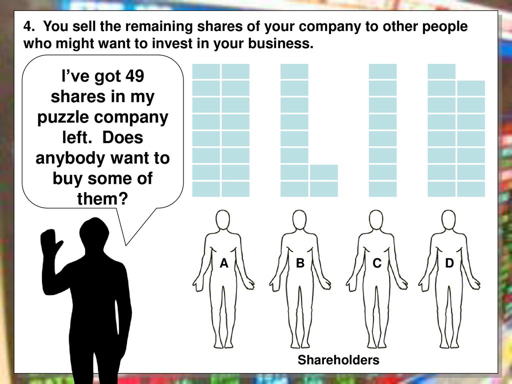 how do i sell shares in my company