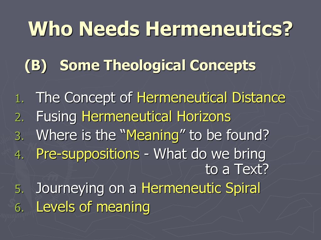 An Introduction To Hermeneutics - Bible Interpretation - Ppt Download