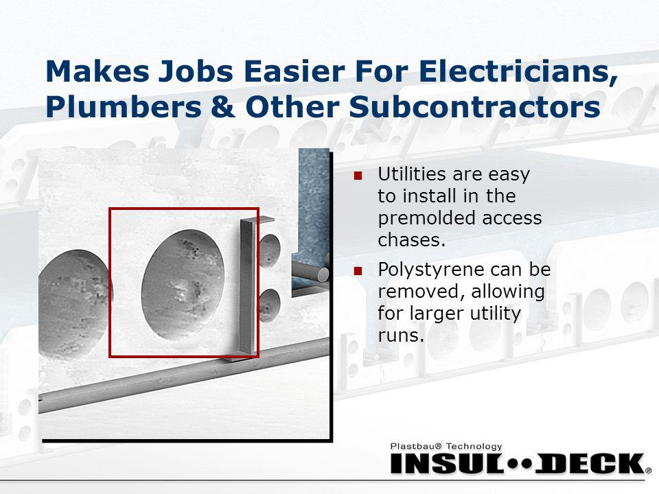Makes Jobs Easier For Electricians, Plumbers & Other Subcontractors