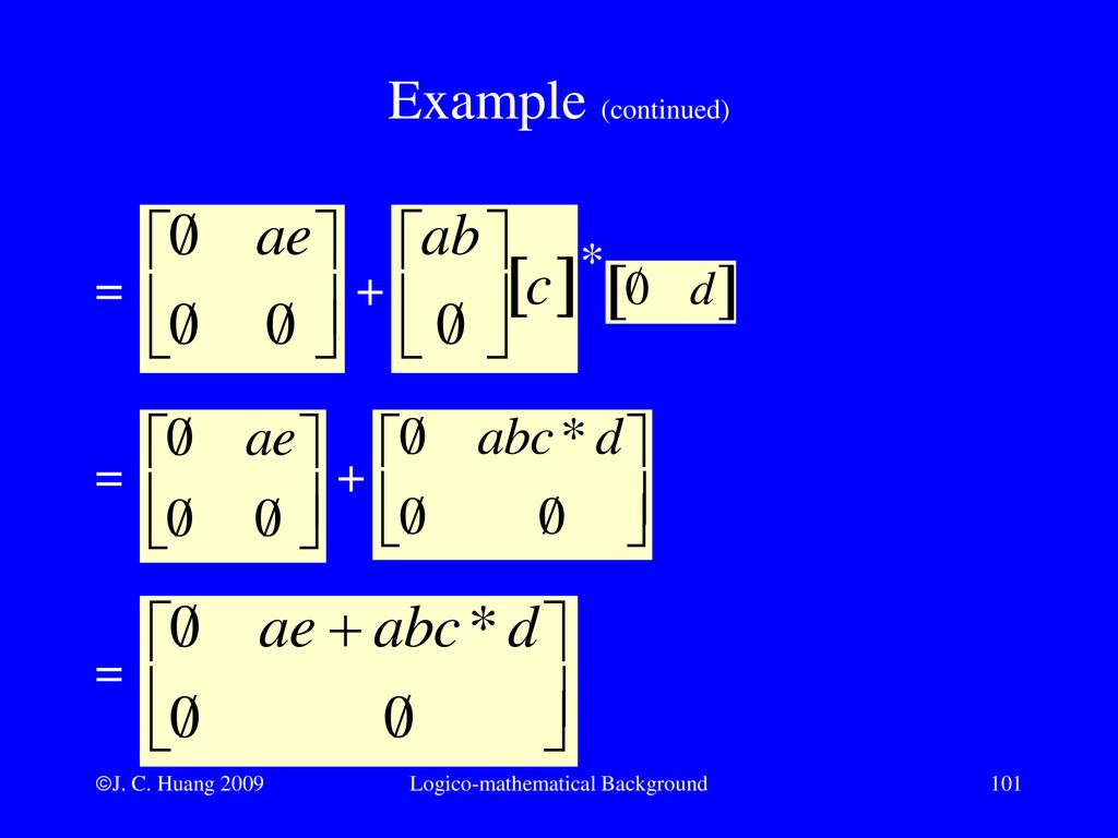 Appendix A Logico Mathematical Background Ppt Download