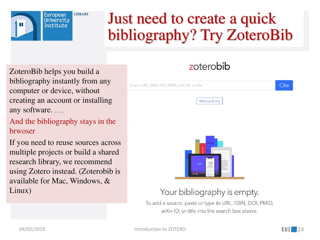 Introduction To ZOTERO - Ppt Download