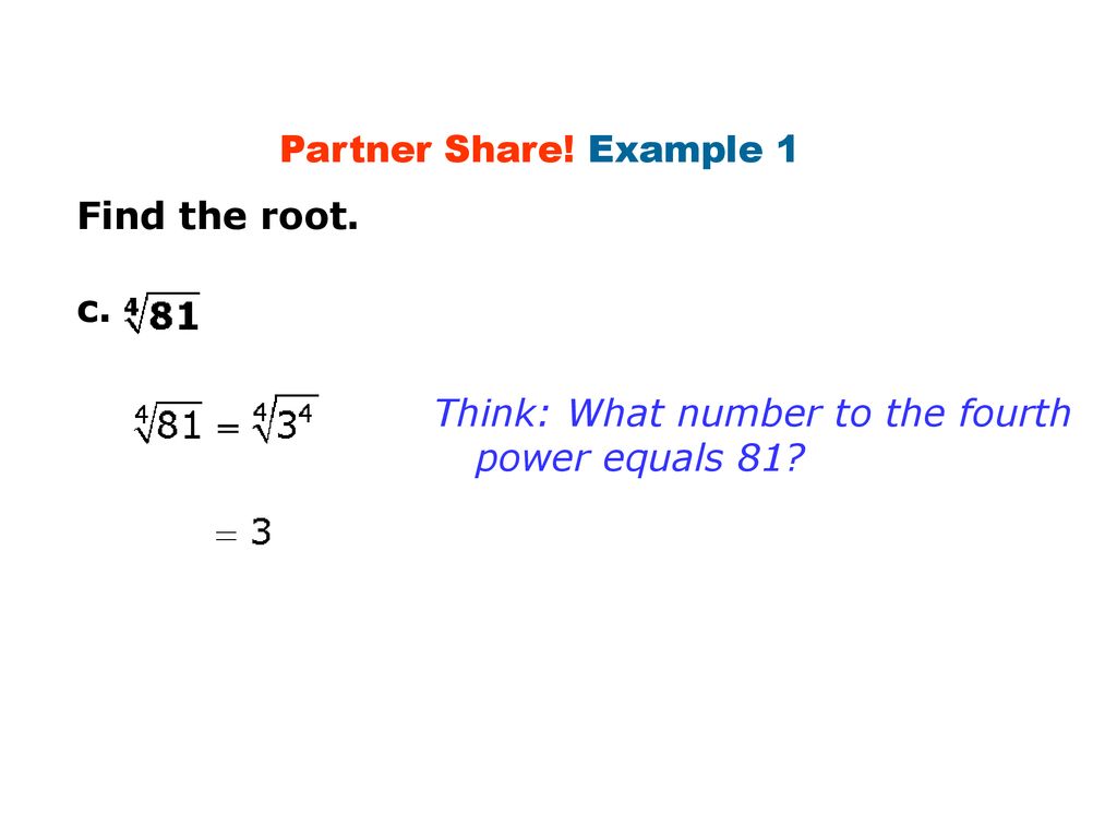 Homework 8 15 1 7 Find Each Square Root Ppt Download what-is-an-exponent
