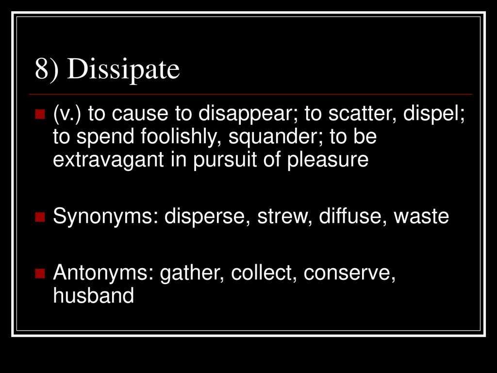 Honors English Iii Vocabulary List Ppt Download