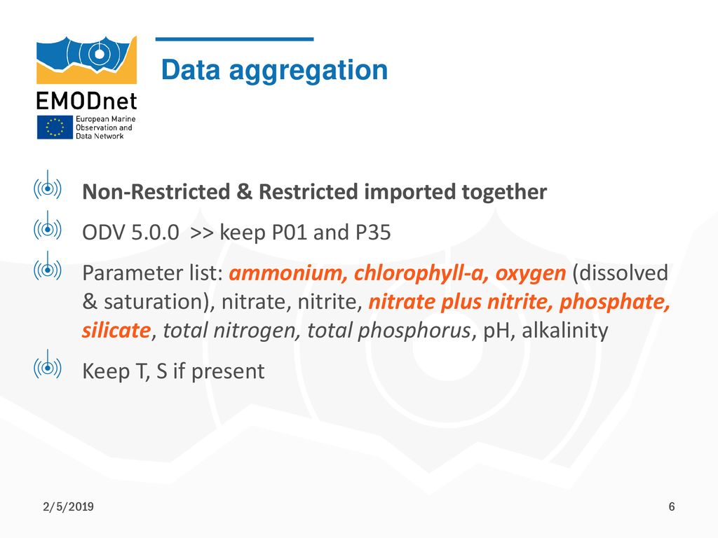 Data aggregation Non-Restricted & Restricted imported together