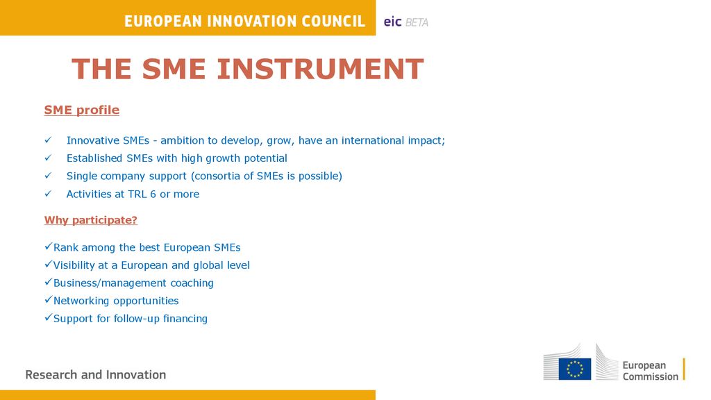 And actions implemented by EASME - ppt download