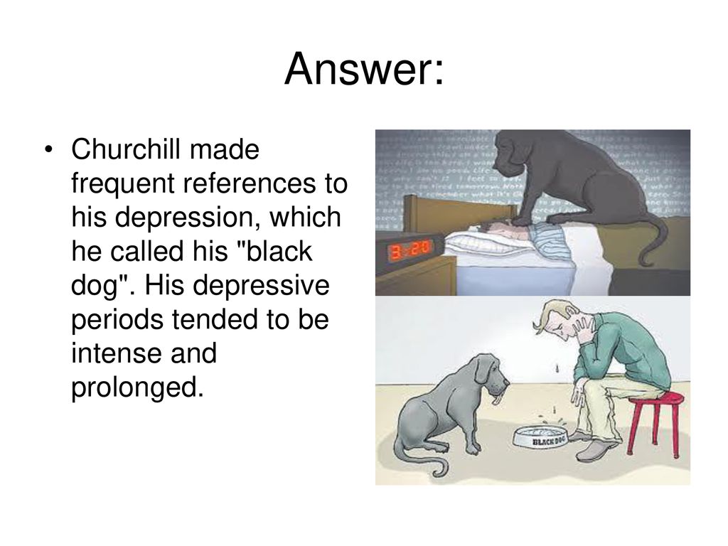 why is depression called the black dog