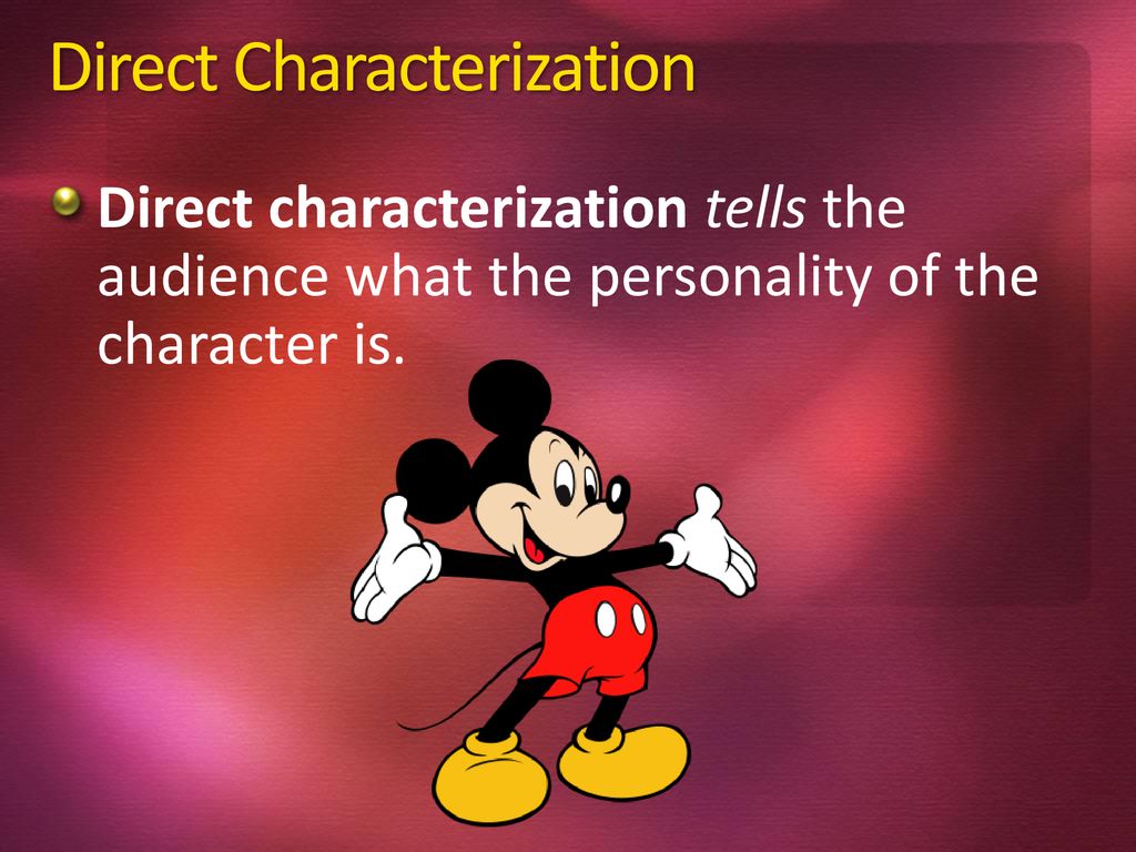Characterization Direct And Indirect Ppt Download