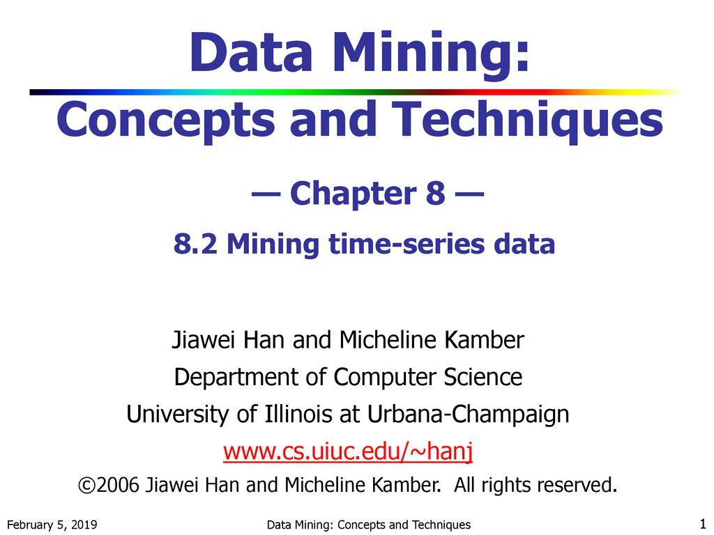 Data mining concepts and techniques chapter 8 8 ppt download