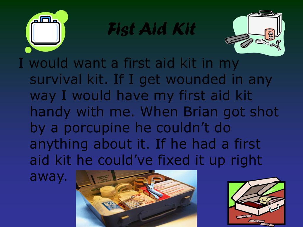 Hatchet Survival Kit By: Matt Filicette. - ppt download