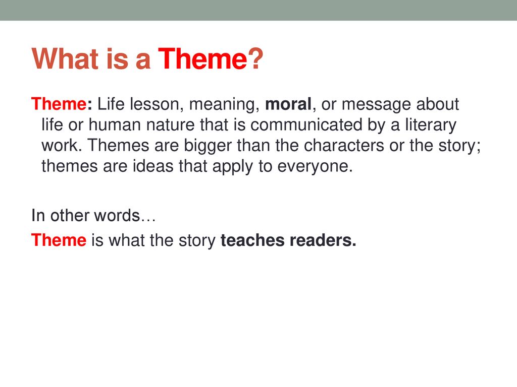 Theme The Search for Meaning. - ppt download