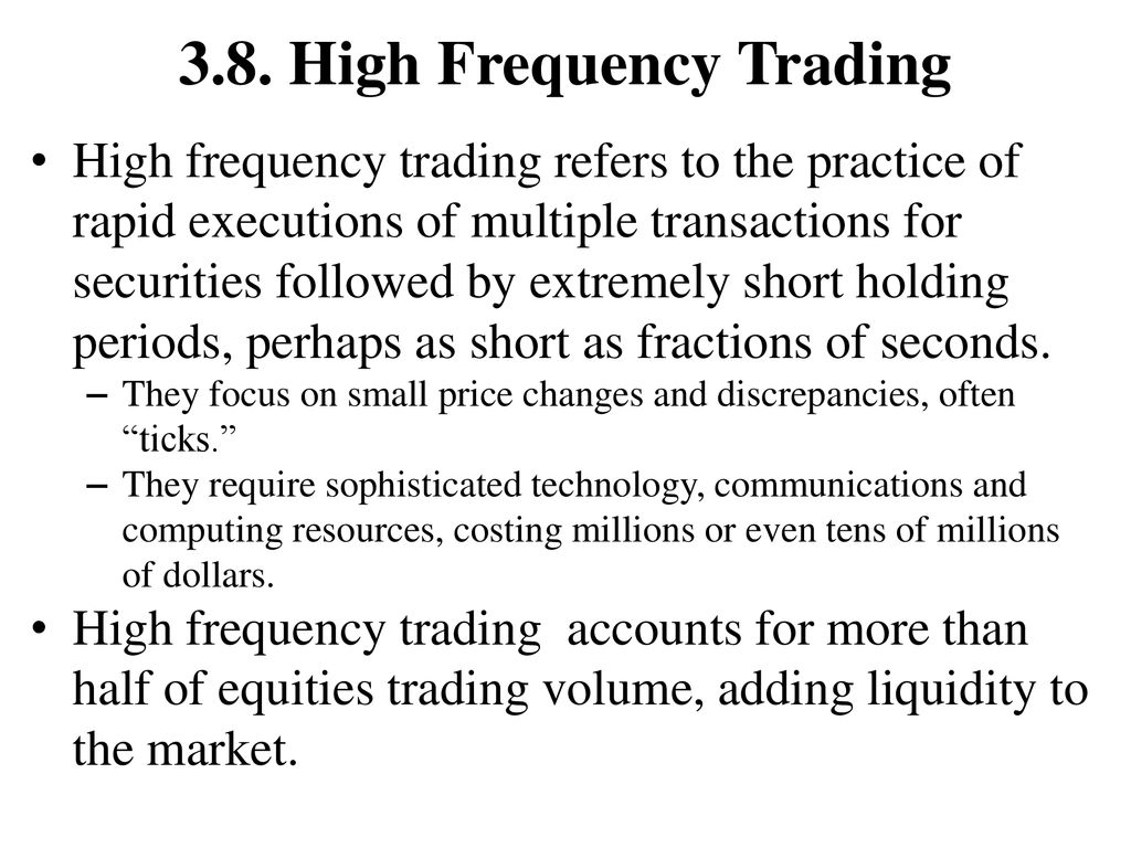 III. INSTITUTIONAL TRADING - Ppt Download