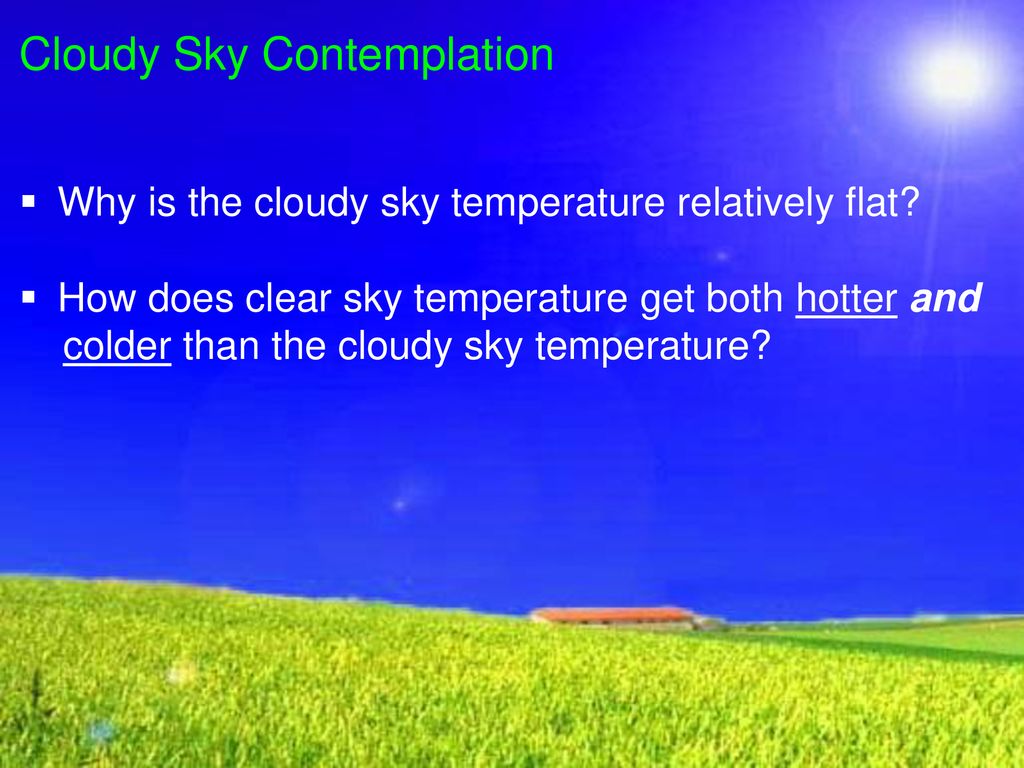 Cloudy Sky Contemplation