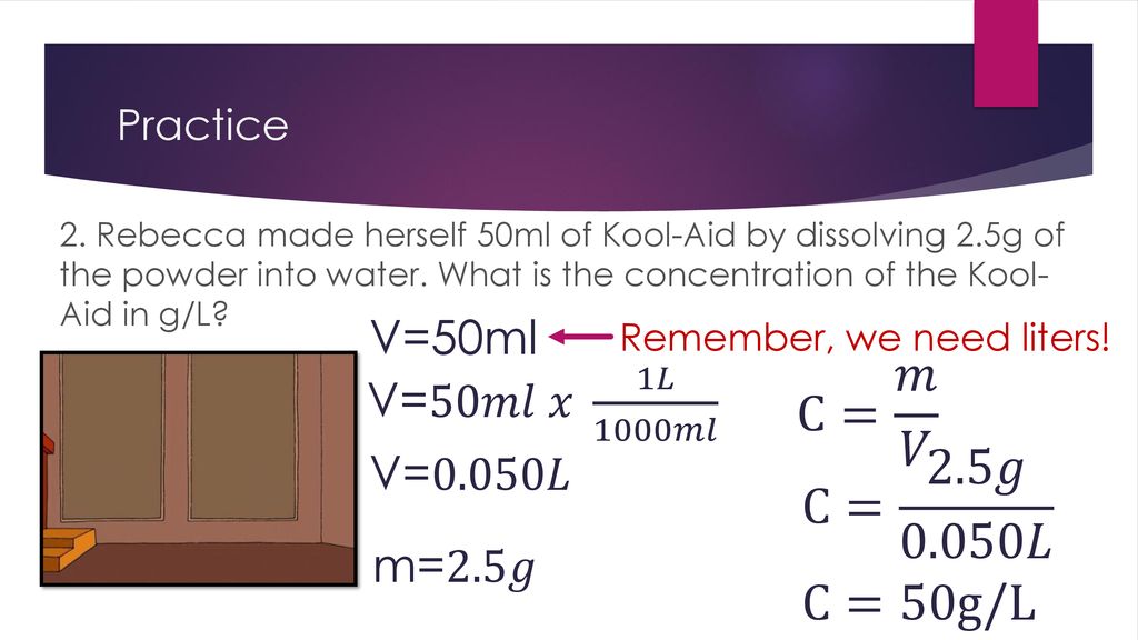 Concentrations With Moles Ppt Download