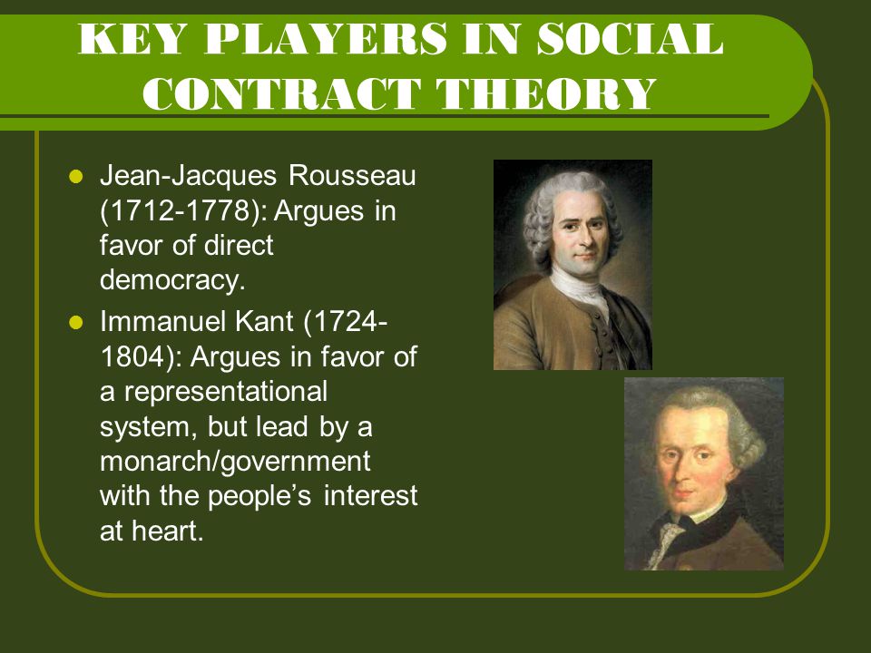 SOCIAL CONTRACT THEORIES - ppt video online download