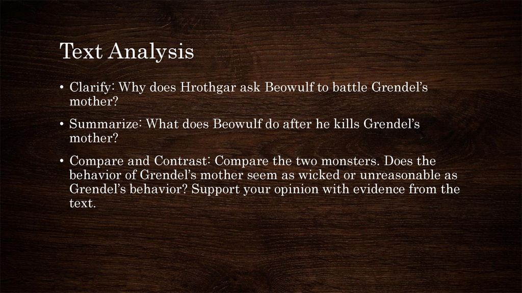 compare and contrast beowulf and hrothgar