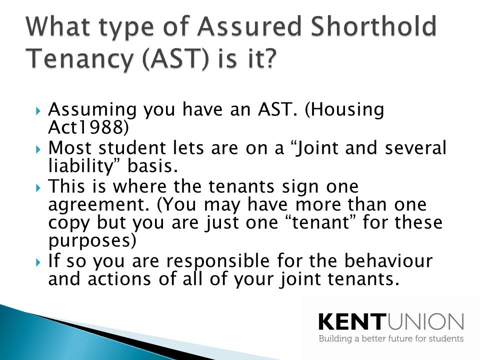 What type of Assured Shorthold Tenancy (AST) is it