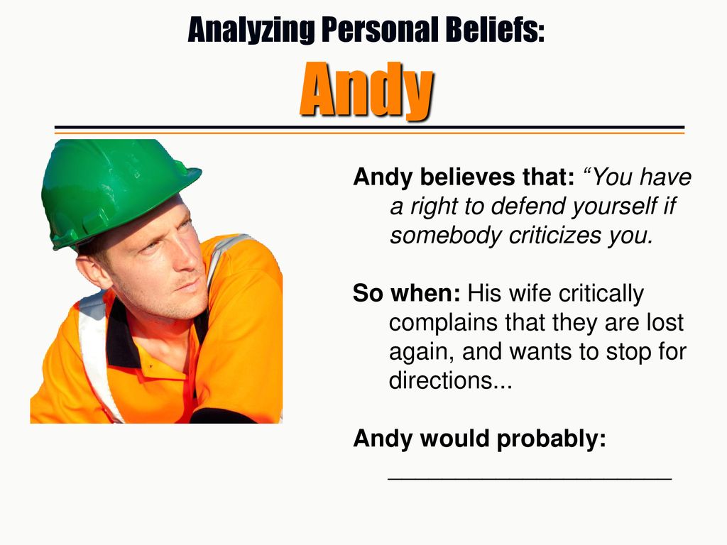 Analyzing Personal Beliefs: