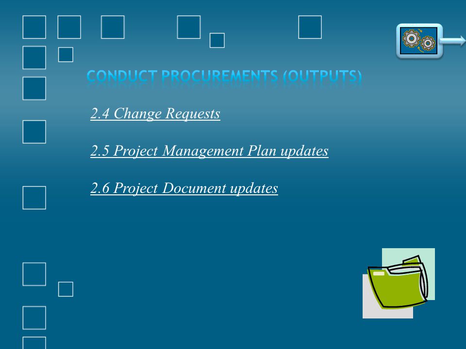 Conduct Procurements (Outputs)