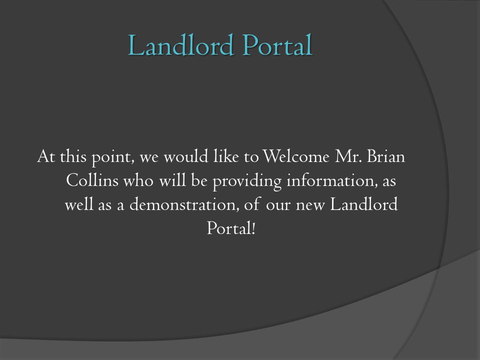 Landlord Portal